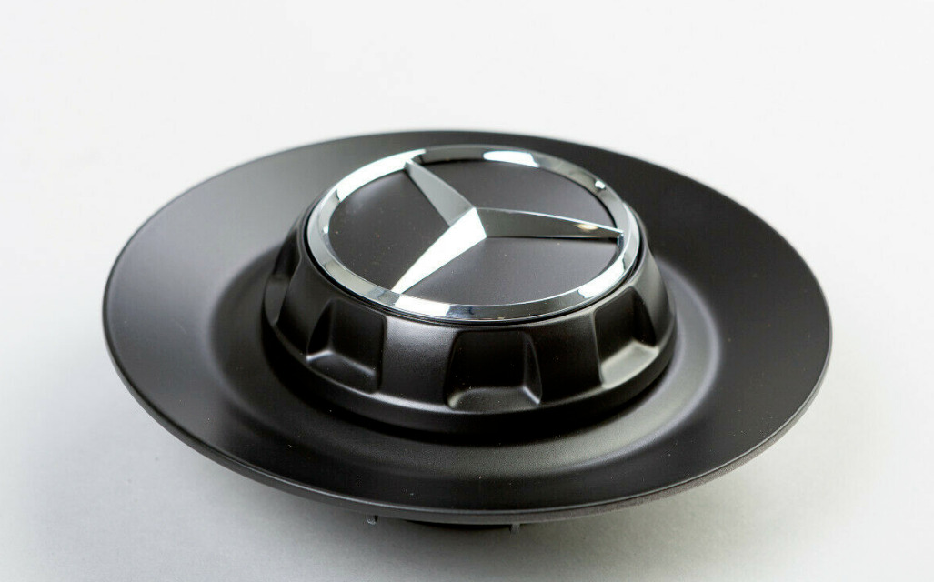 1x 147mm(5.78in)/137mm(5.37) Black Wheel Centre Hub Cap For Mercedes Wheel 147