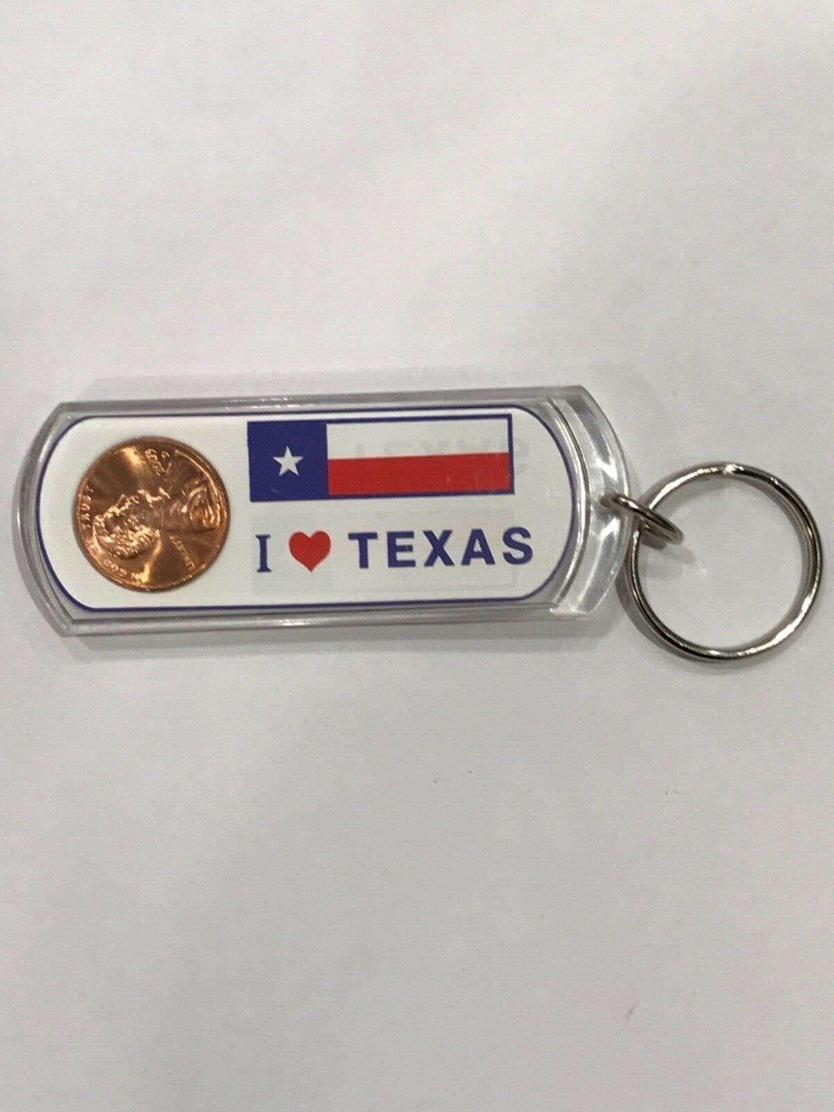 Texas Lucky Penny  Keychain