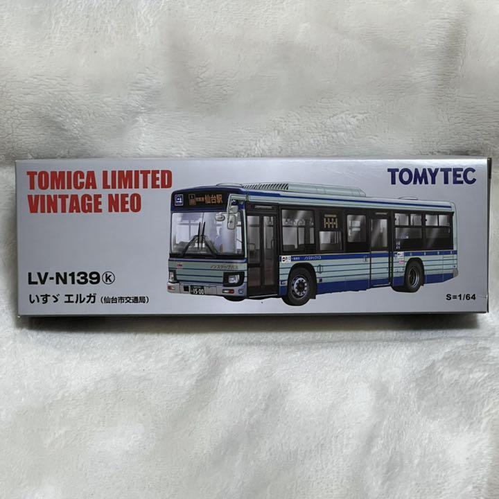 Tomica Limited Vintage Neo Sendai City Bus Isuzu Erga LV-N139k 1/64 TOMYTEC