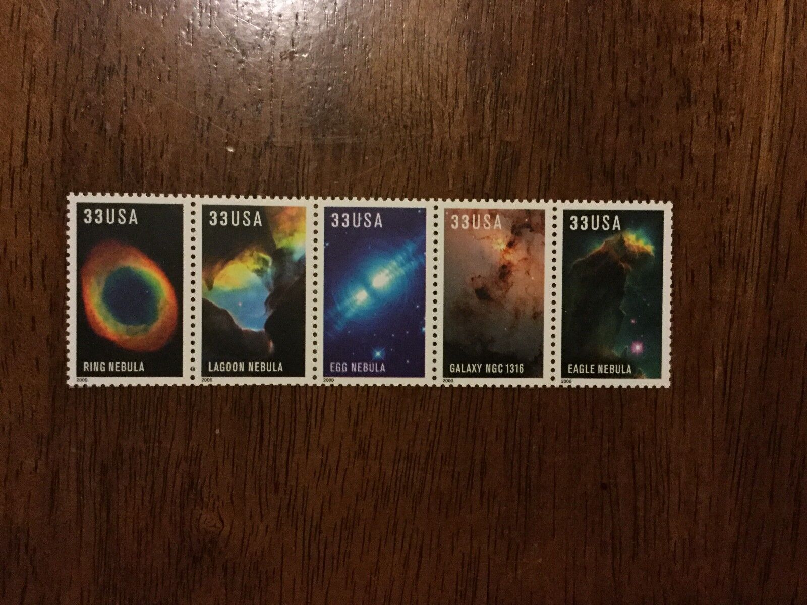 US 3384-3388 HUBBLE SPACE TELESCOPE strip of 5 MNH
