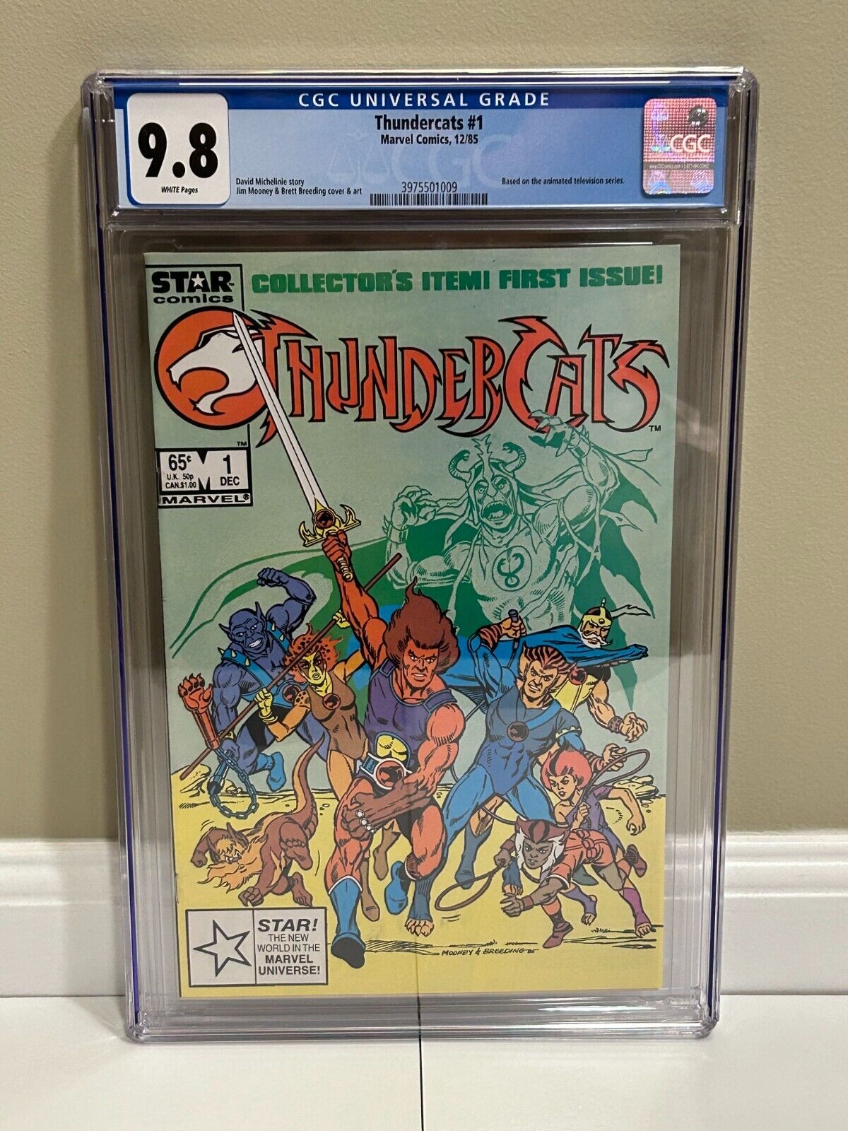 Thundercats 1 CGC 9.8 1985 Marvel Comics 1st print