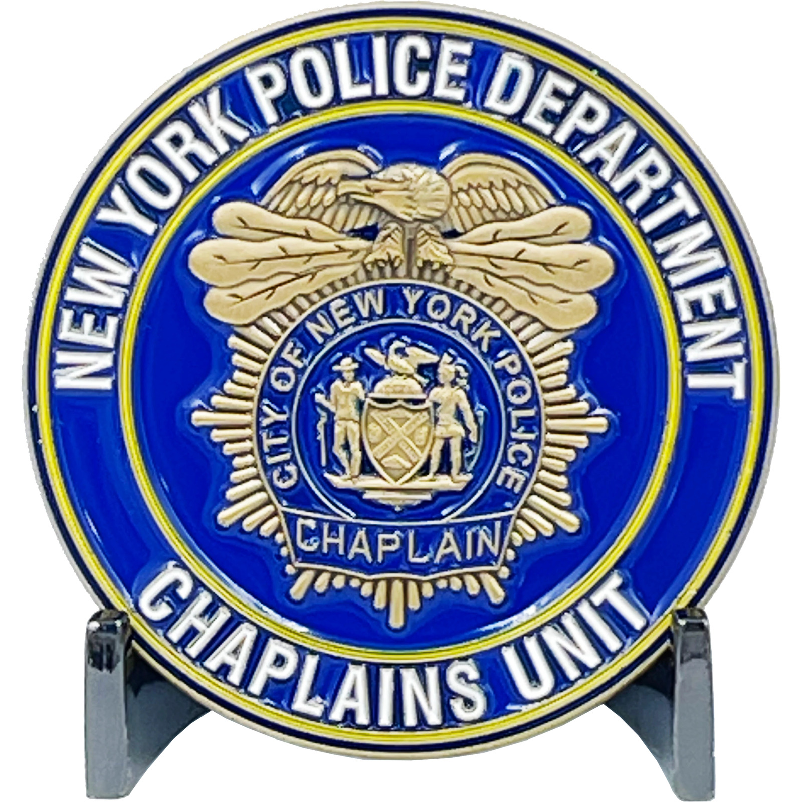 BL8-008 New York Police Department NYPD New York City Police Officer CHAPLAIN Ch