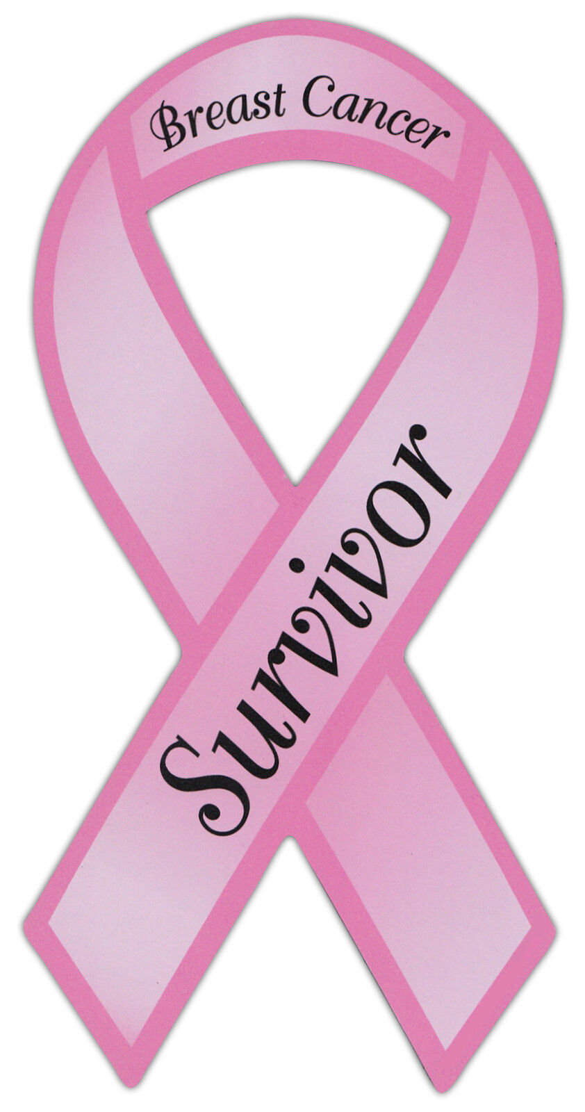 Pink Ribbon Awareness Magnet - Breast Cancer Survivor - Cars Trucks Refrigerator