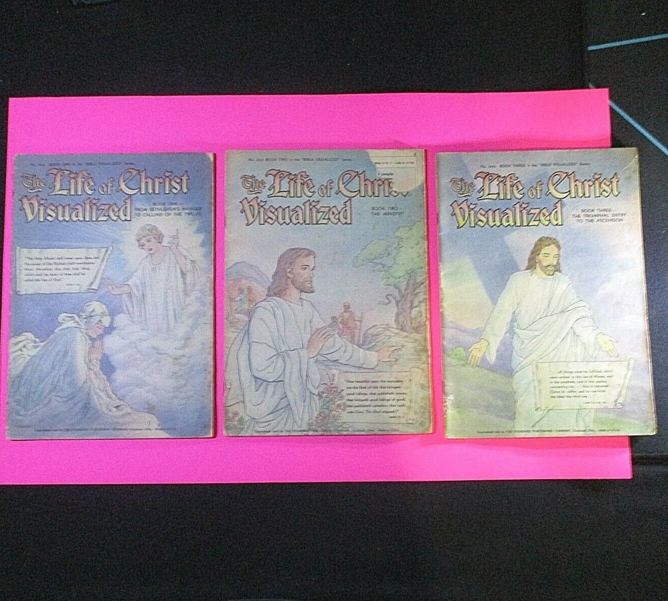The Life of Christ Visualized, Soft Cover Book Set 3 from 1942-1943 Comics Bible
