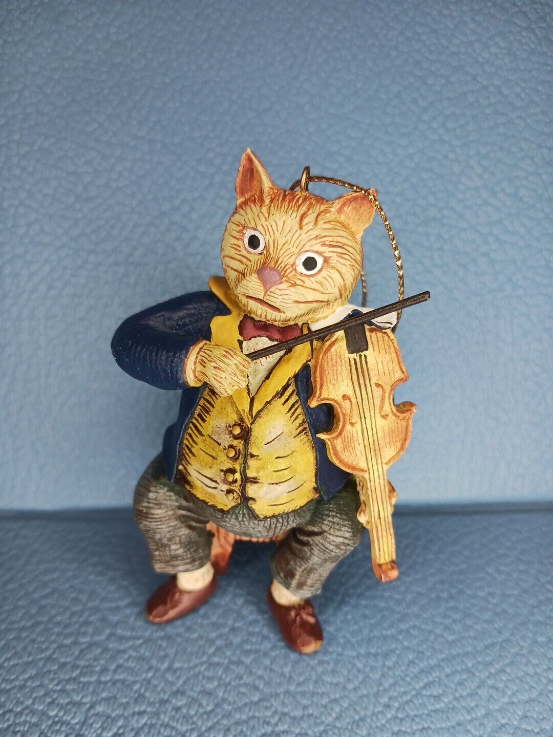 ⭐️ RARE Metropolitan Museum of Art Dressed Up Cat Ornament MMA Cat & the Fiddle
