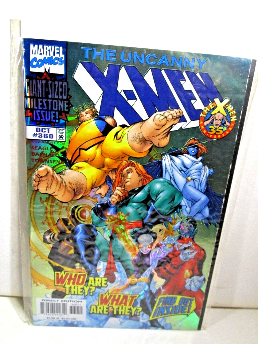 Uncanny X-MEN #360 ETECH HOLO FOIL COVER Marvel Comics 1998 STAN LEE 
