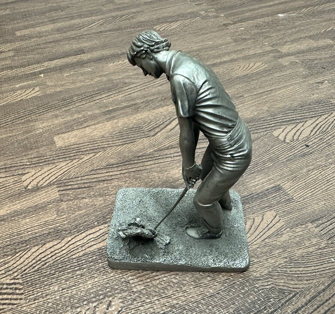 Vintage Lance Fine Pewter 1975 Golfer Figurine  535