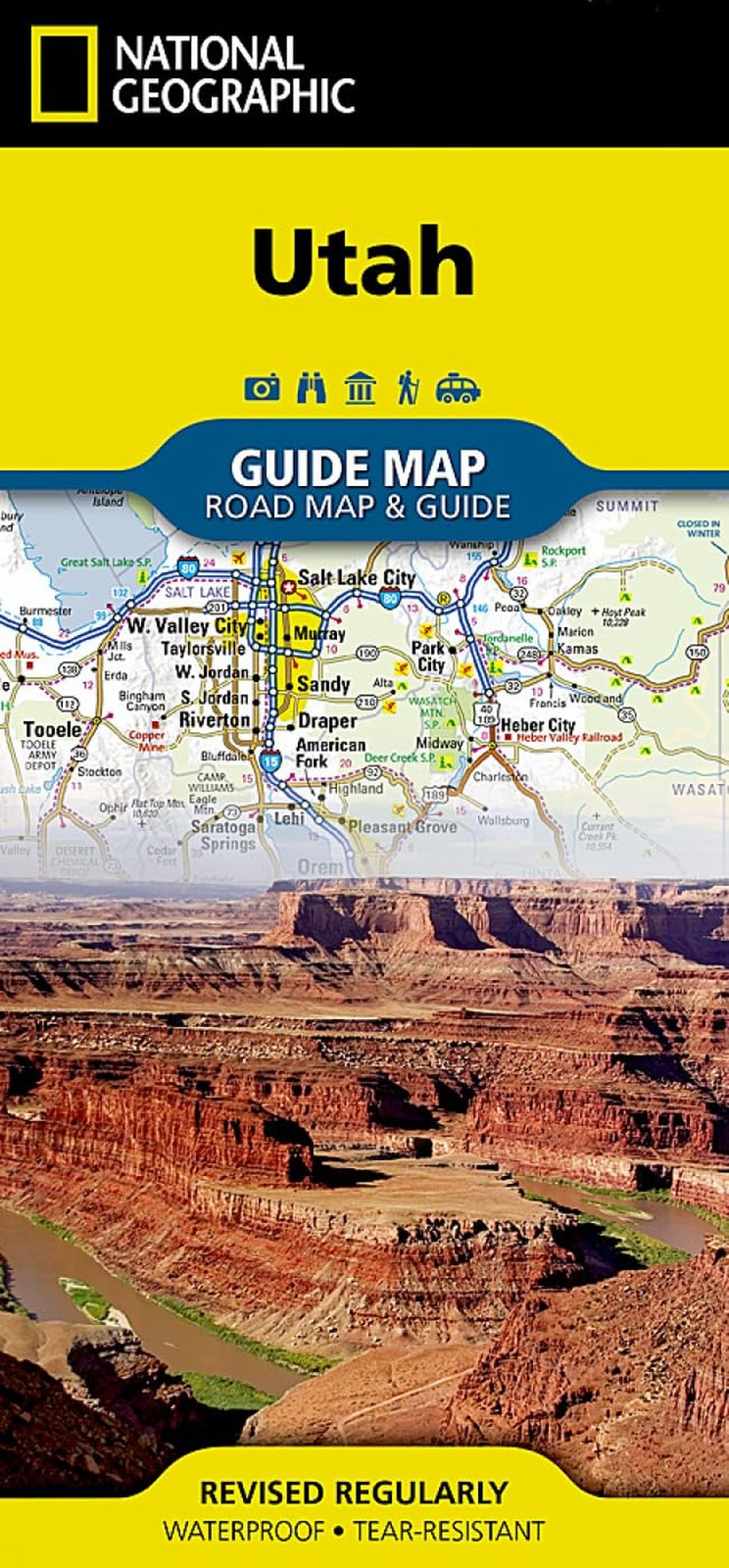 Utah Map (National Geographic Guide Map) - NEW