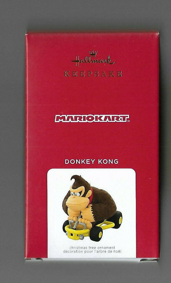2021 Hallmark Keepsake Donkey Kong Nintendo Super Mario Kart Christmas Ornament