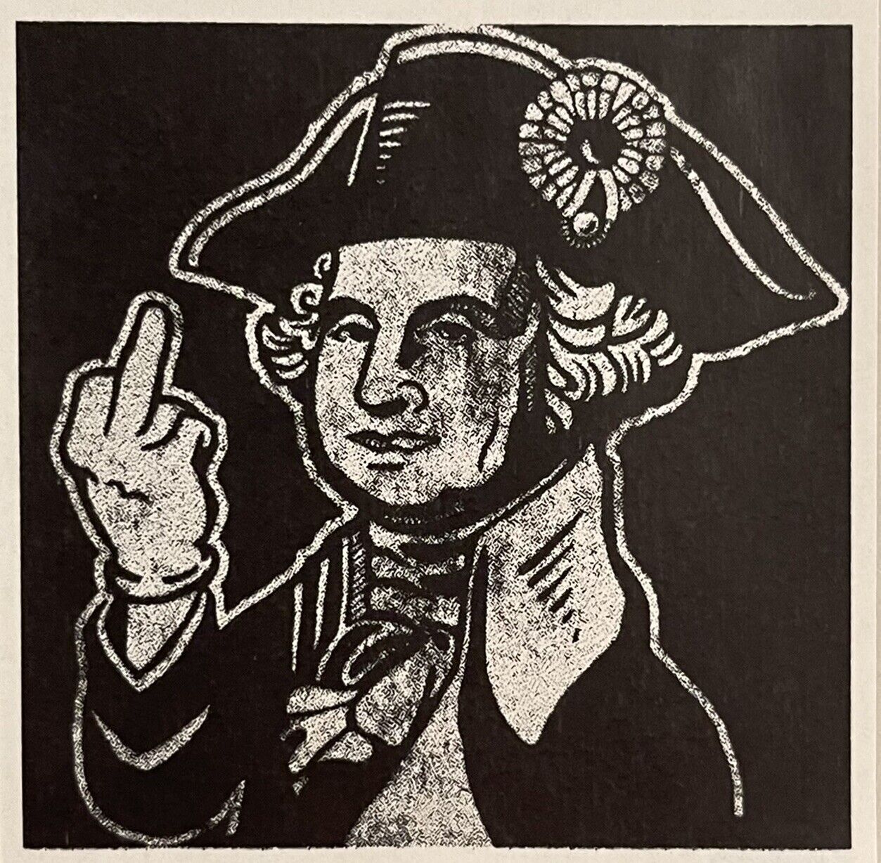 (10) George Washington Middle Finger Stickers - Trump 2024 MAGA LGB FJB 1776