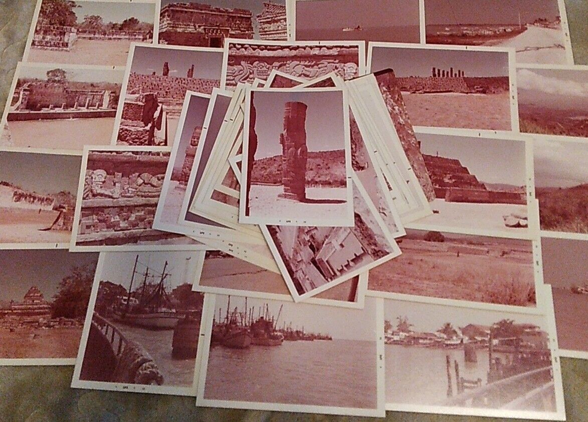 Vintage Photos Mexico 50pcs Travel Buildings Ruins Towns Mexican Scenery