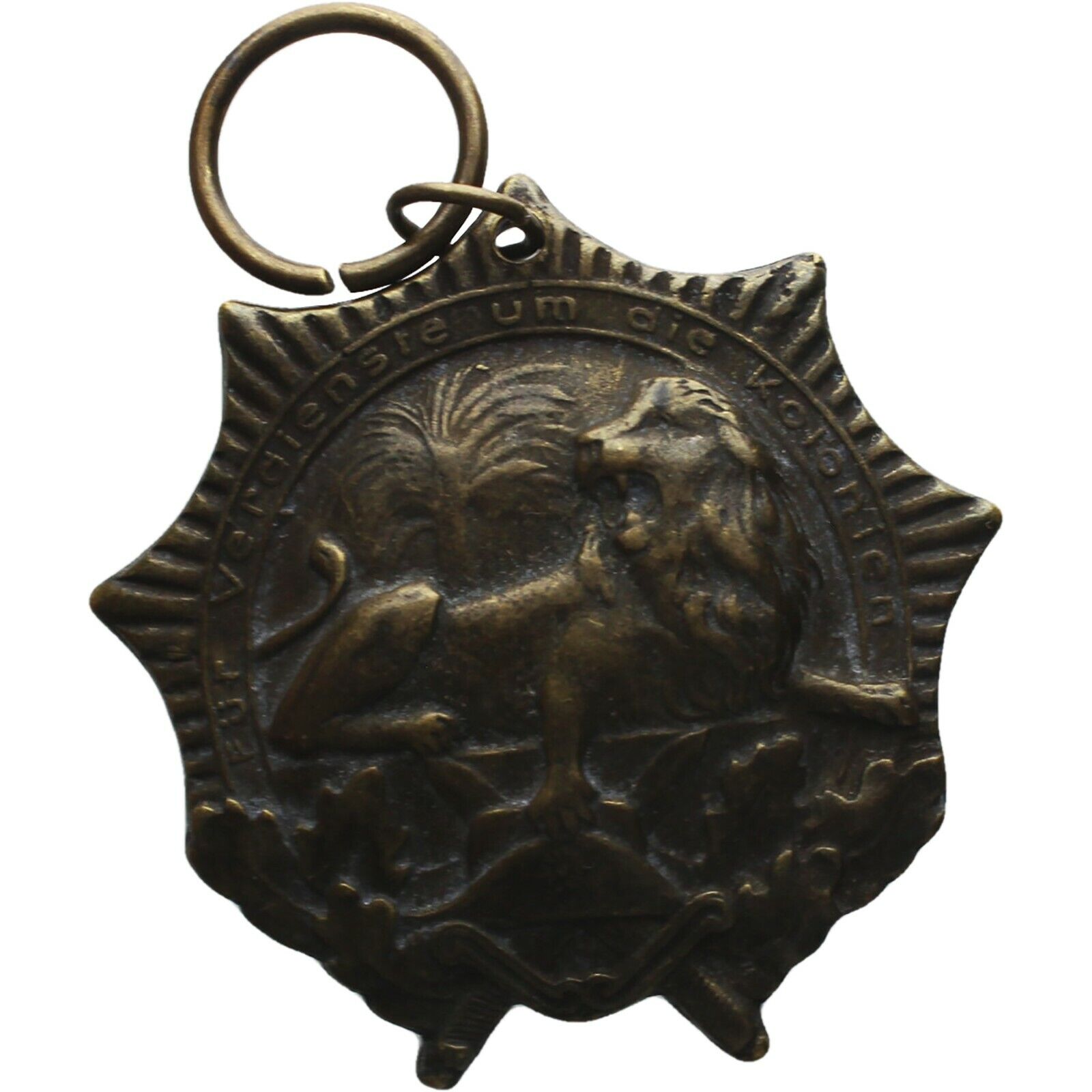 WW1 German Empire Colonial Merits Badge 2 Class Lion Order (ERP11-)