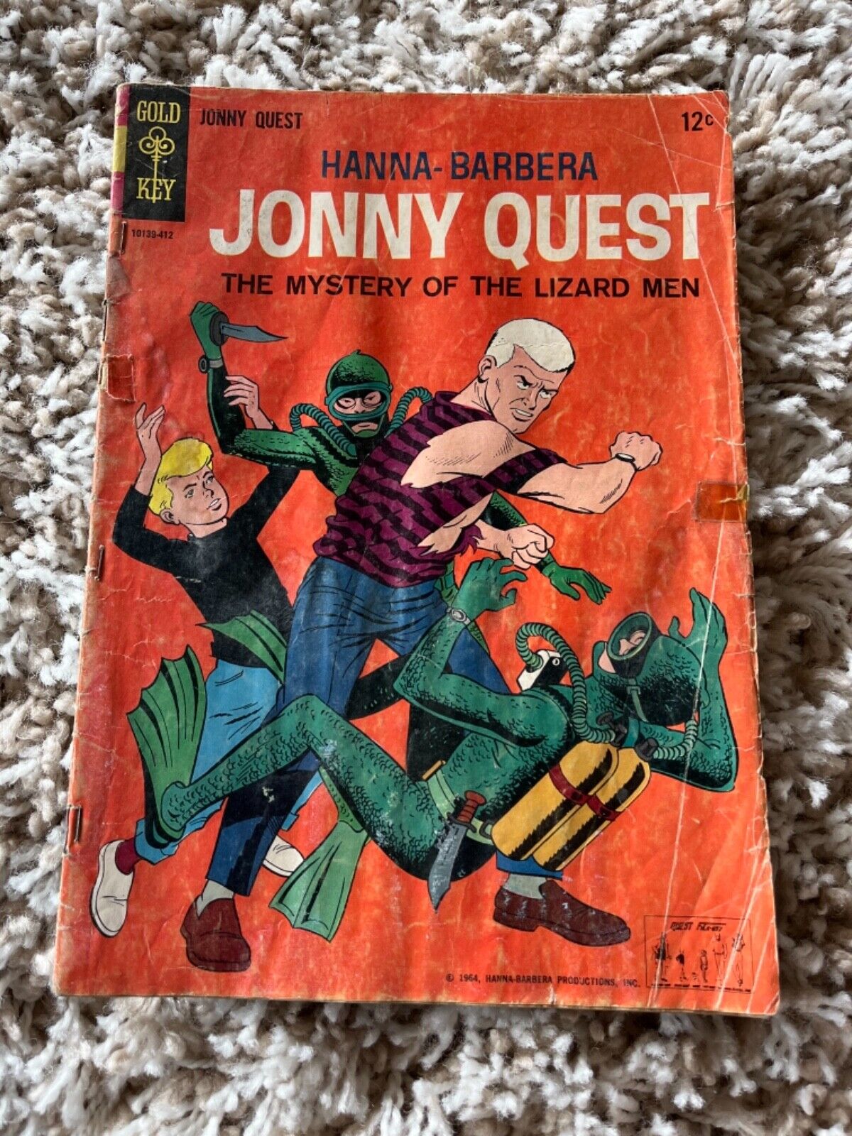 Jonny Quest #1 Fair 1.0 Gold Key 1964