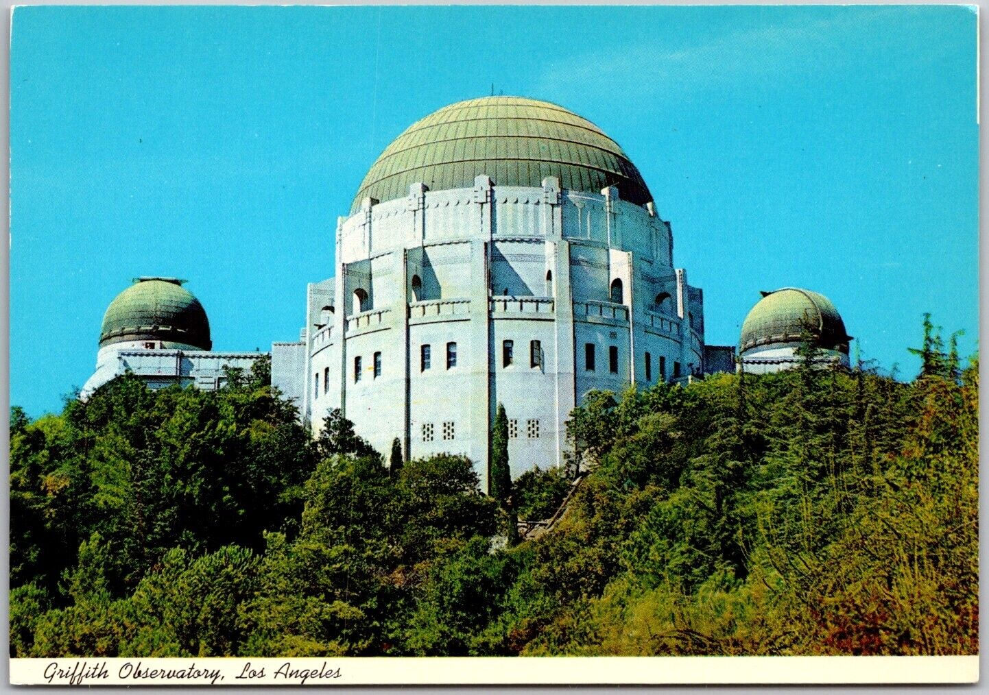Postcard: Griffith Observatory, Los Angeles - Solar Telescope & Planetarium A120