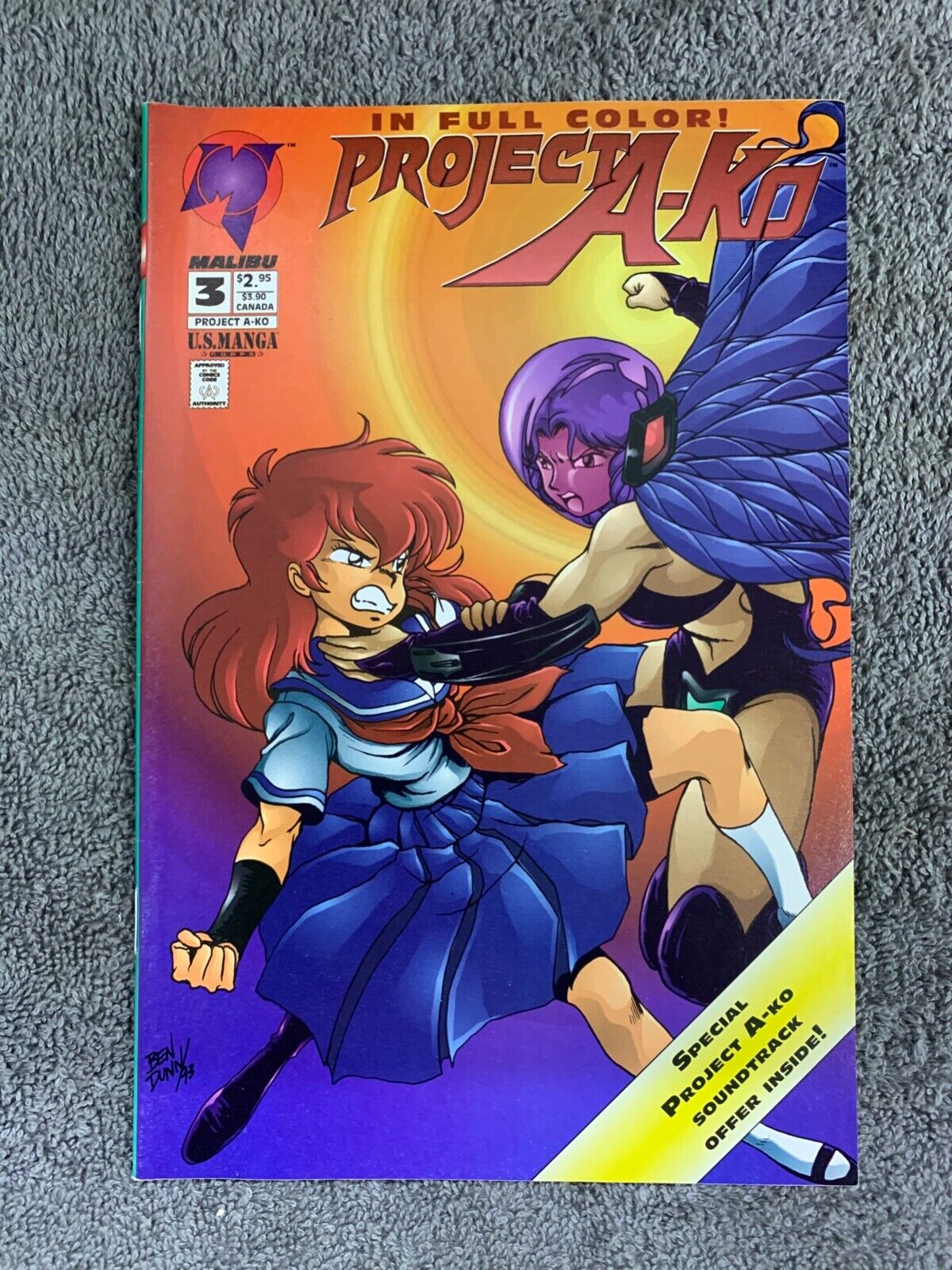 Project A-Ko #3 - Malibu Comics US Manga Core - May 1994