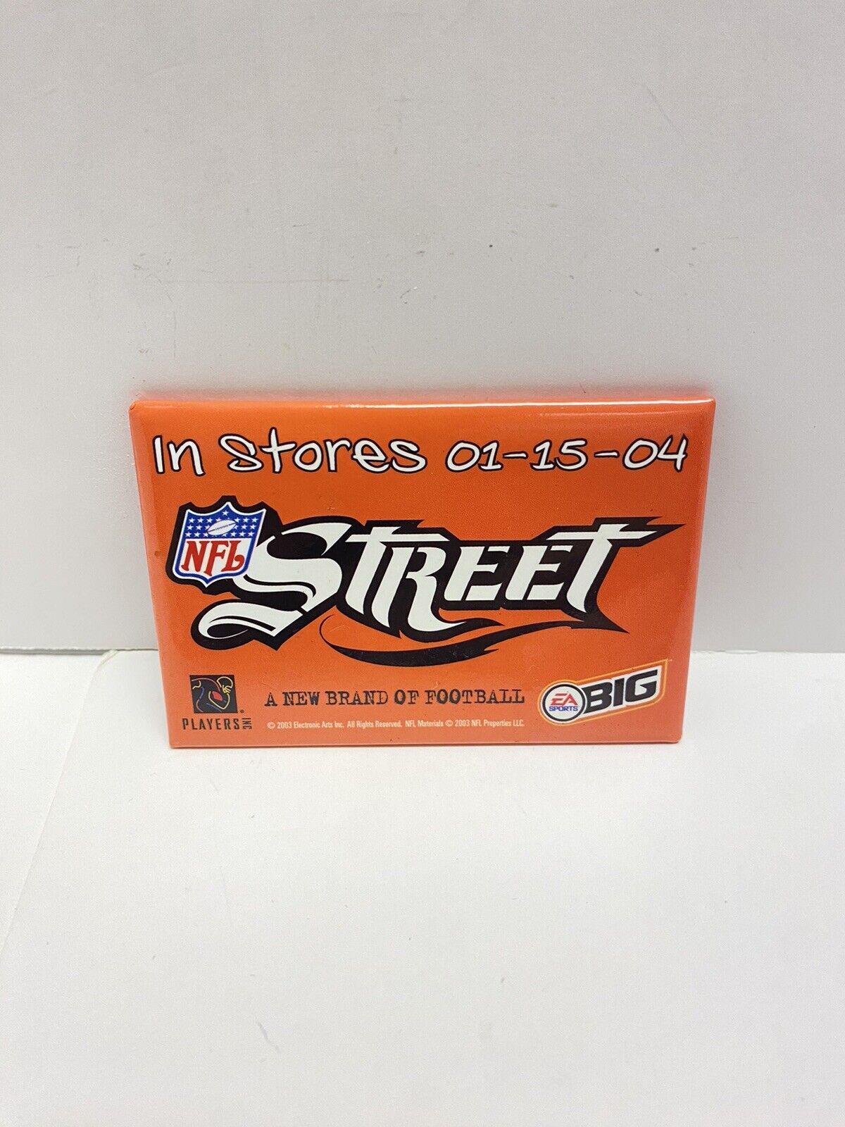 NFL Street Football Video Game 2004 Promo Button Pinback Pin
