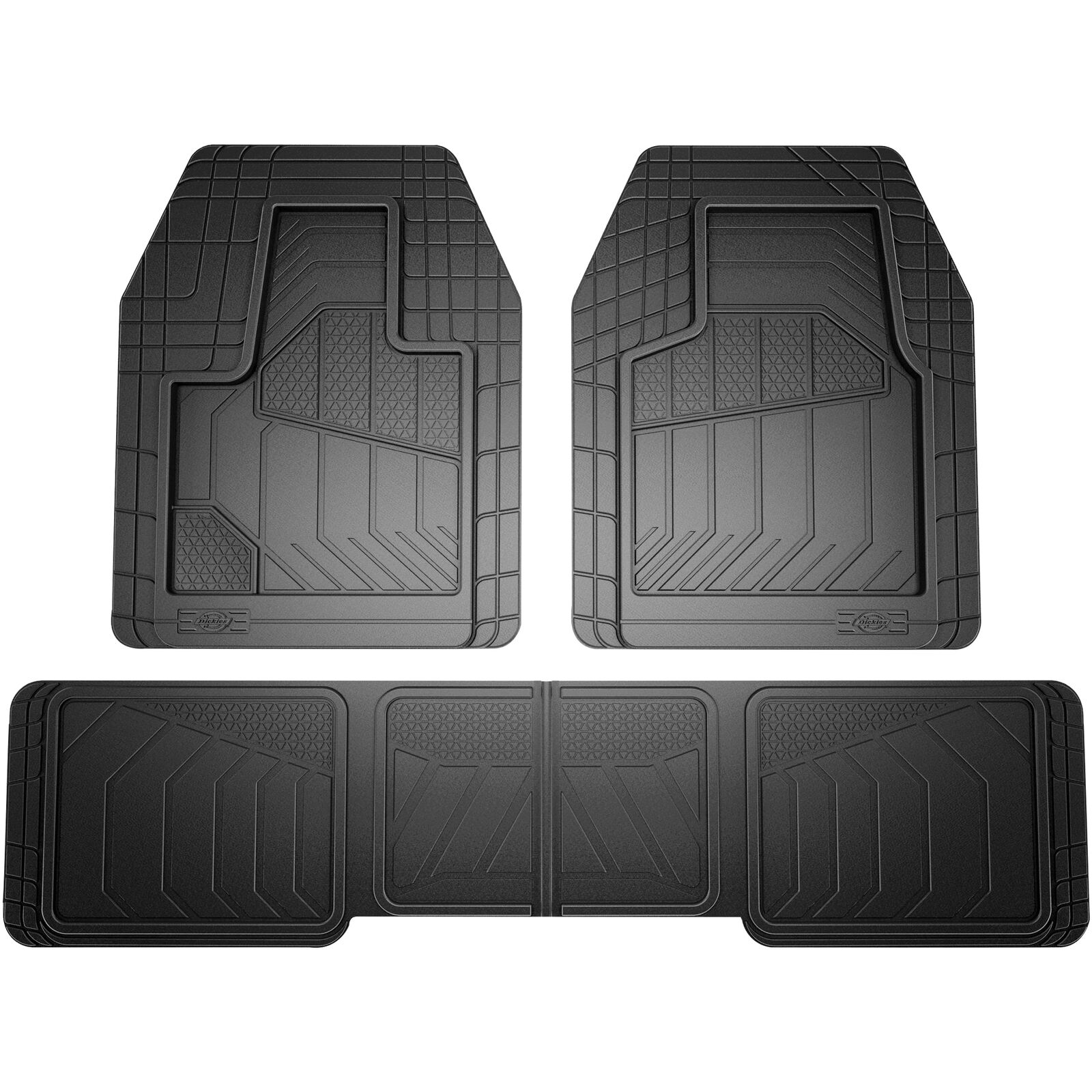 Max Coverage Full Vehicle Rubber Floor Mat 5-piece Set Black, 80103WDI