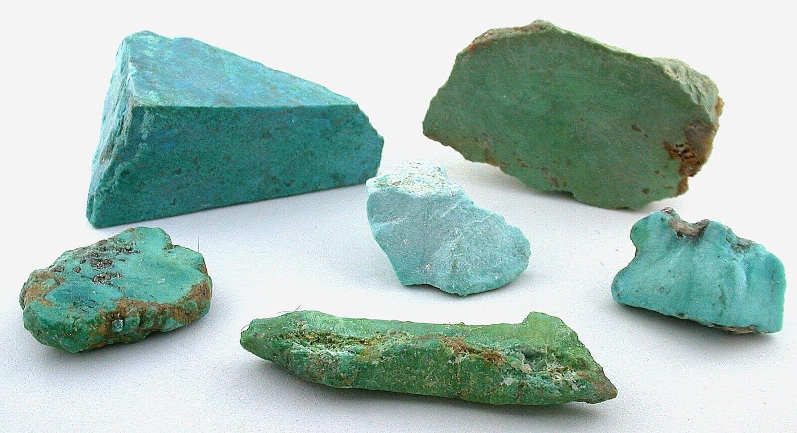 1/2 Pound Stabilized Slabs Piece Blue Green Turquoise Cab Rough EBS9196/101123