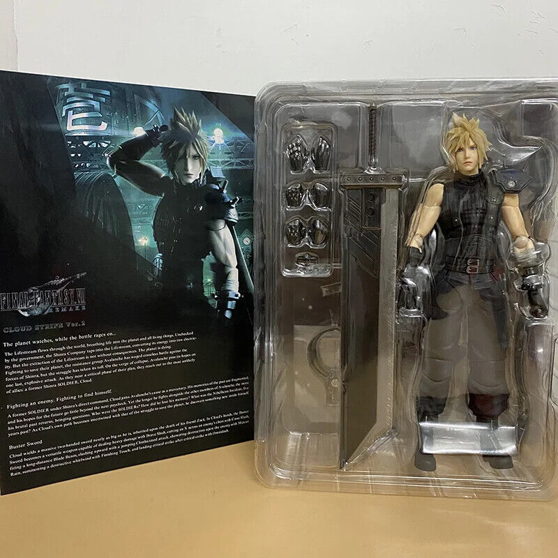 Final Fantasy VII Cloud Strife Edition 2 Action Figure Collection Model Anime