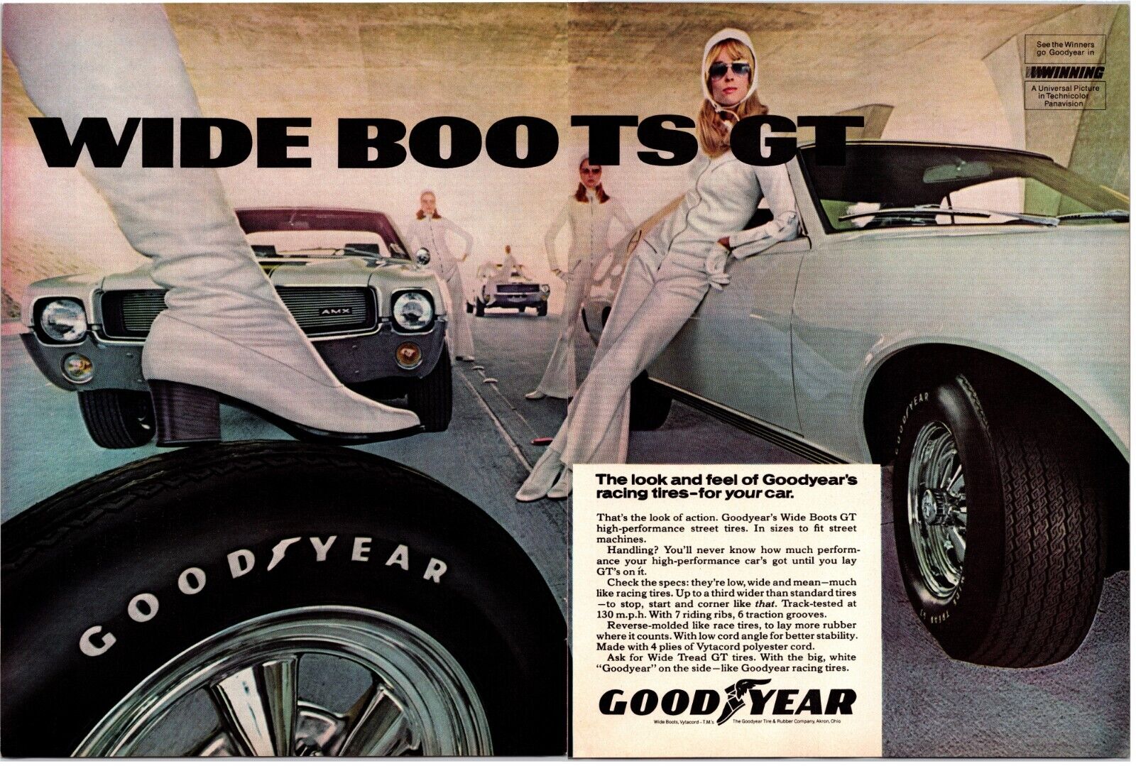 Vintage 1969 Goodyear Tire  \