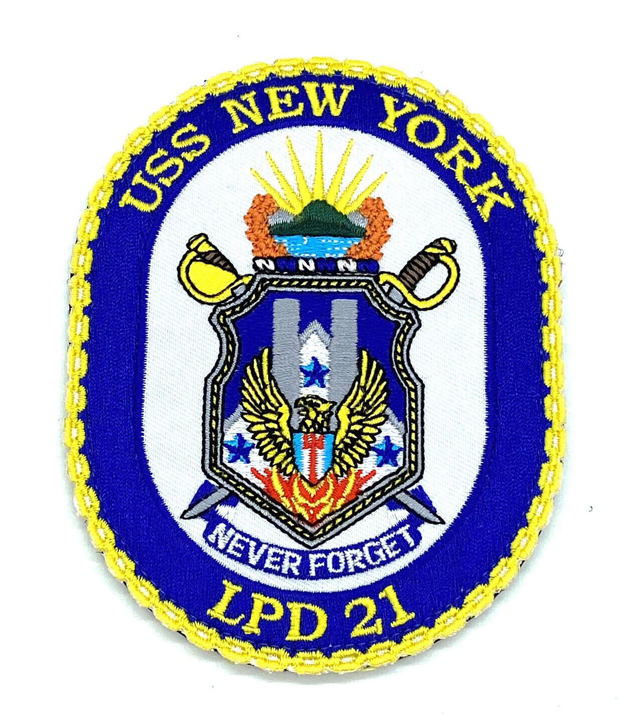 USS New York LPD-21 Patch – Hook and Loop