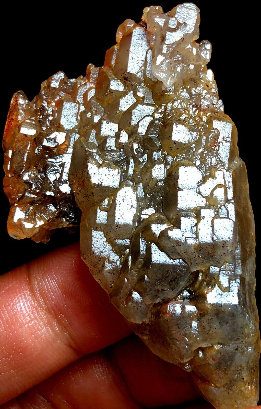 37g 1PC Super Seven Skeletal Amethyst Quartz Crystal Zambia  j454