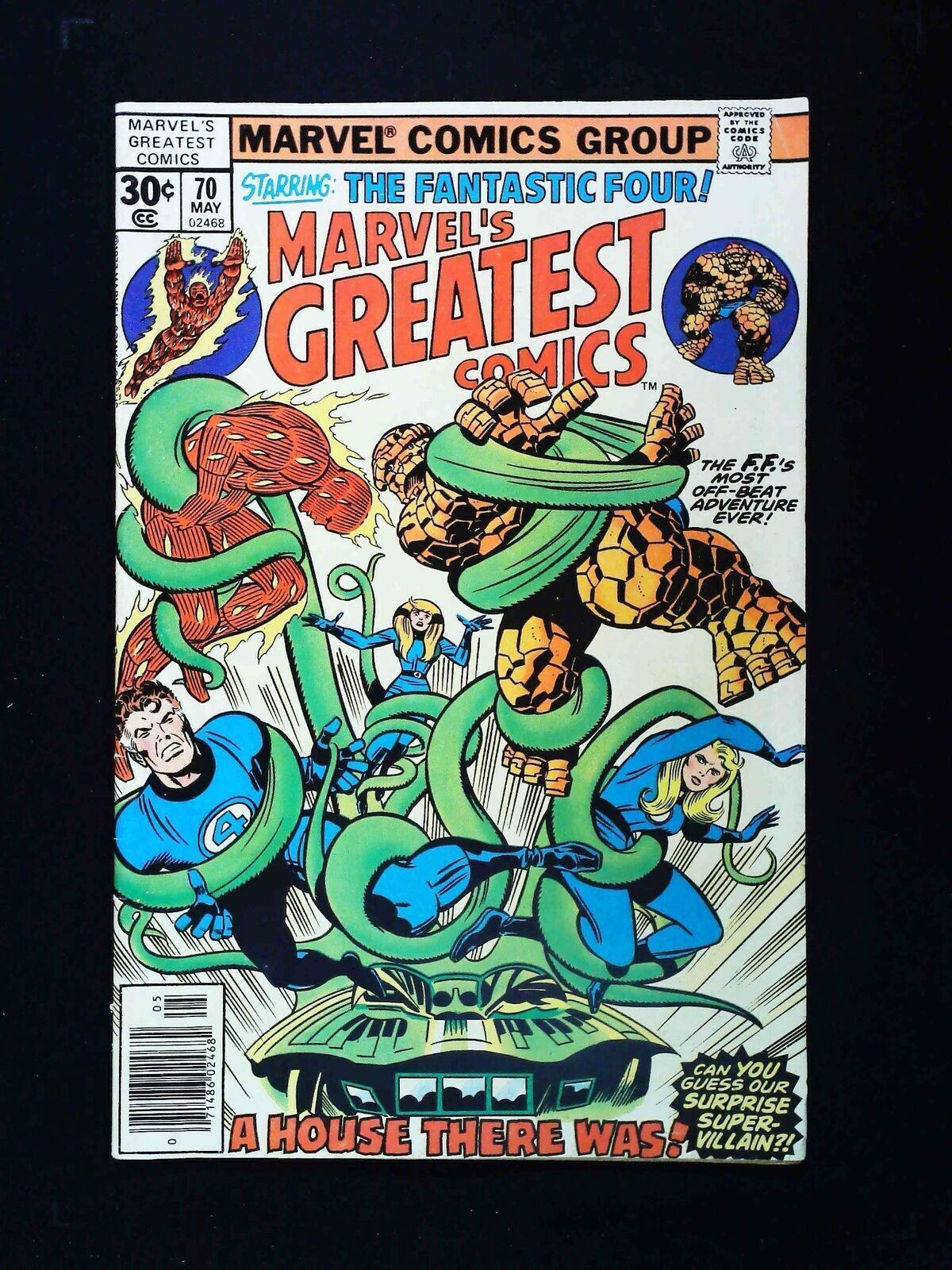 Marvel'S Greatest Comics #70  Marvel Comics 1977 Vf Newsstand