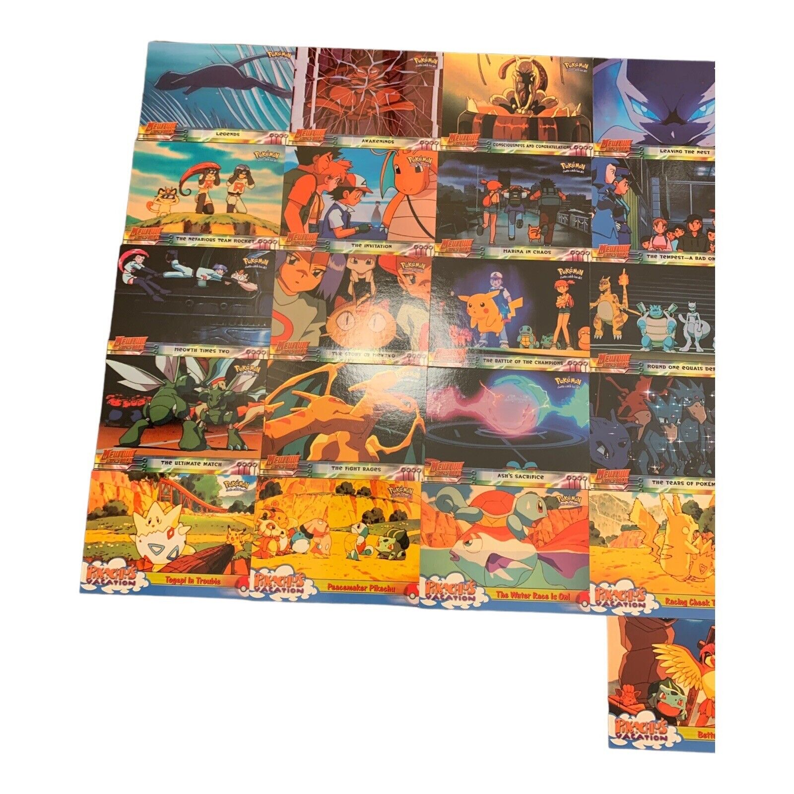 1999 Topps Pokemon The First Movie Trading Cards Set 1-59