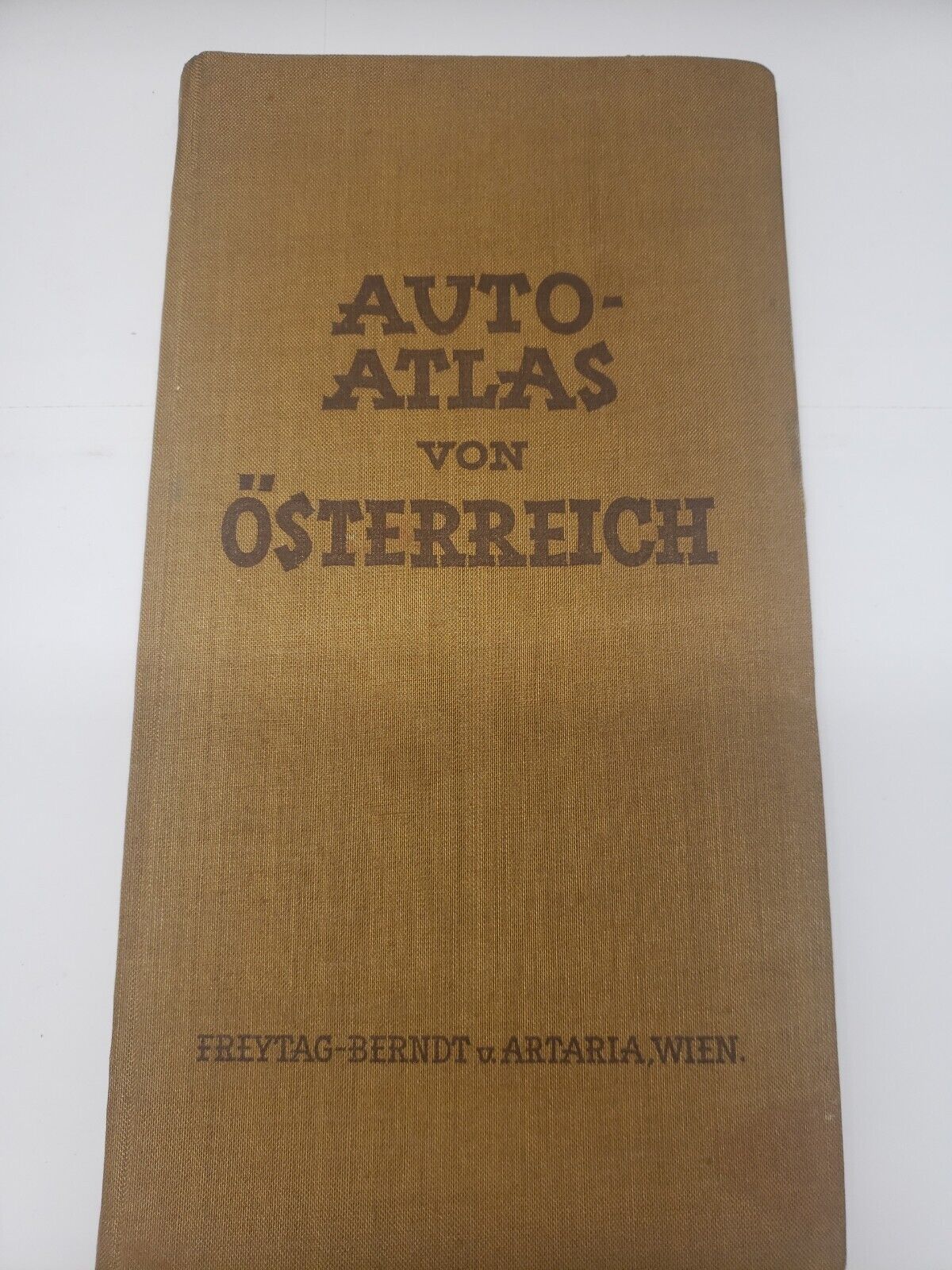 Auto Atlas Von Osterreich 1950 German Road Map