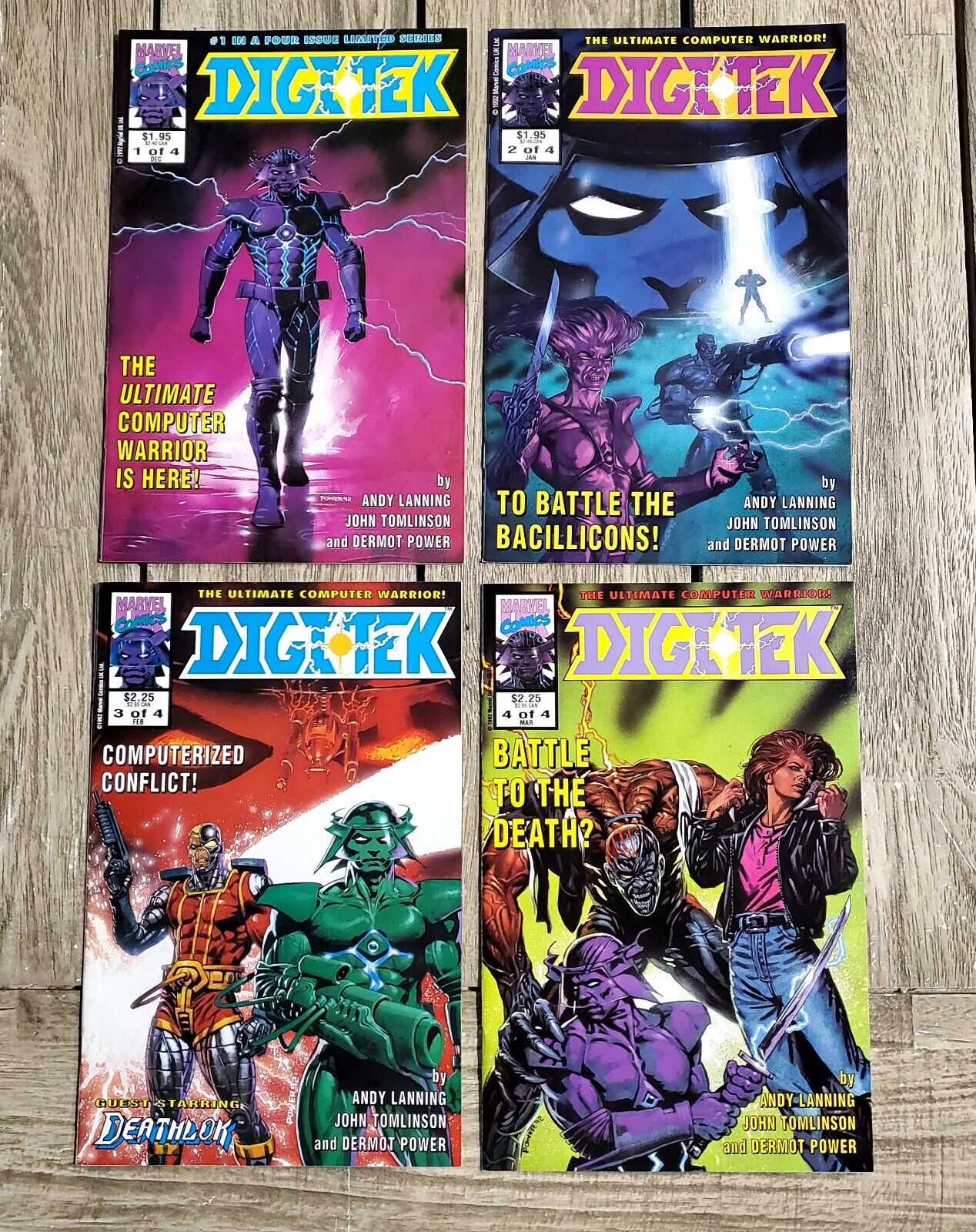Digitek #1-4 (1992, Complete Limited Series)