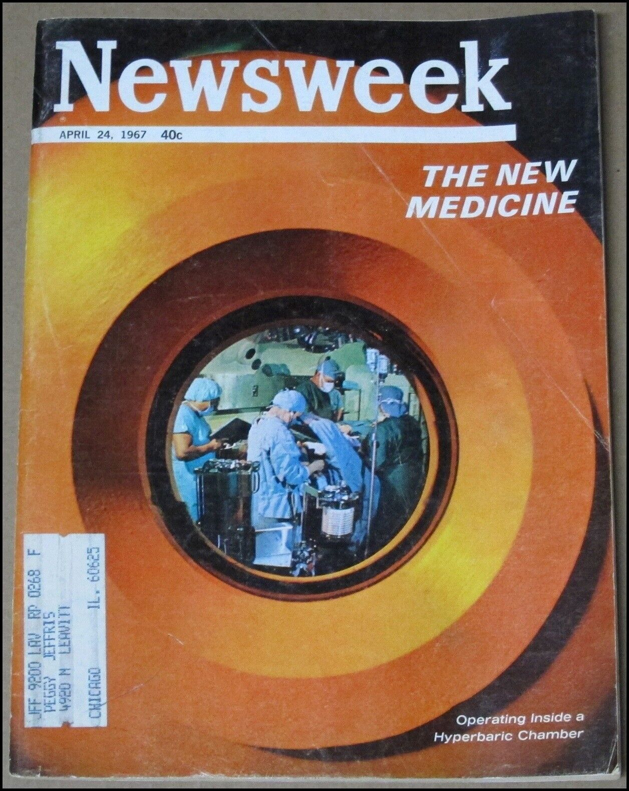 4/24/1967 Newsweek Magazine The New Medicine Billy Rohr Frantz Fanon Vietnam War