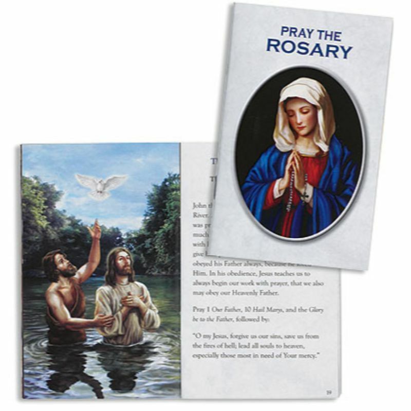 How To Pray the Rosary Booklet Home Church RCIA School