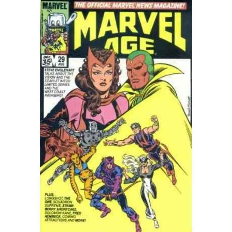 Marvel Age #29 in Near Mint minus condition. Marvel comics [f~