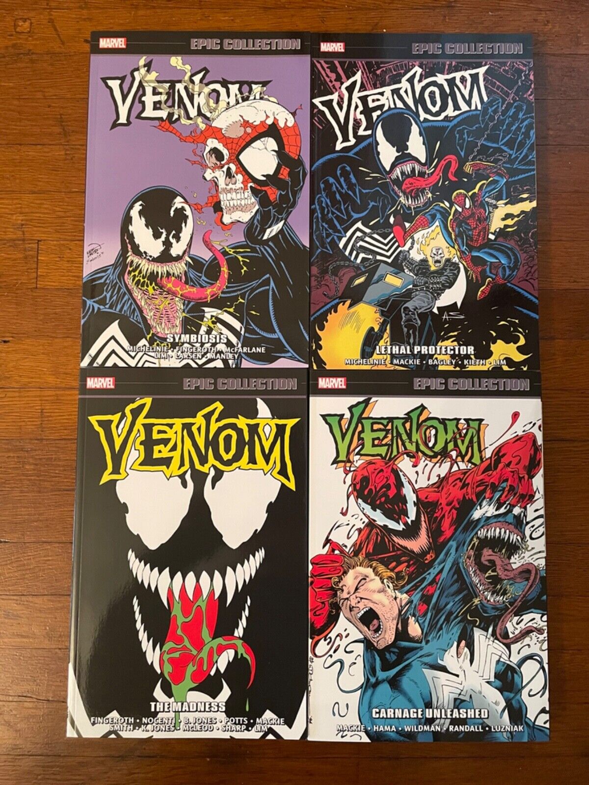 Venom Epic Collection, Vol. 1 2 4 5 TP (Marvel) - Spider-Man, Carnage, unread