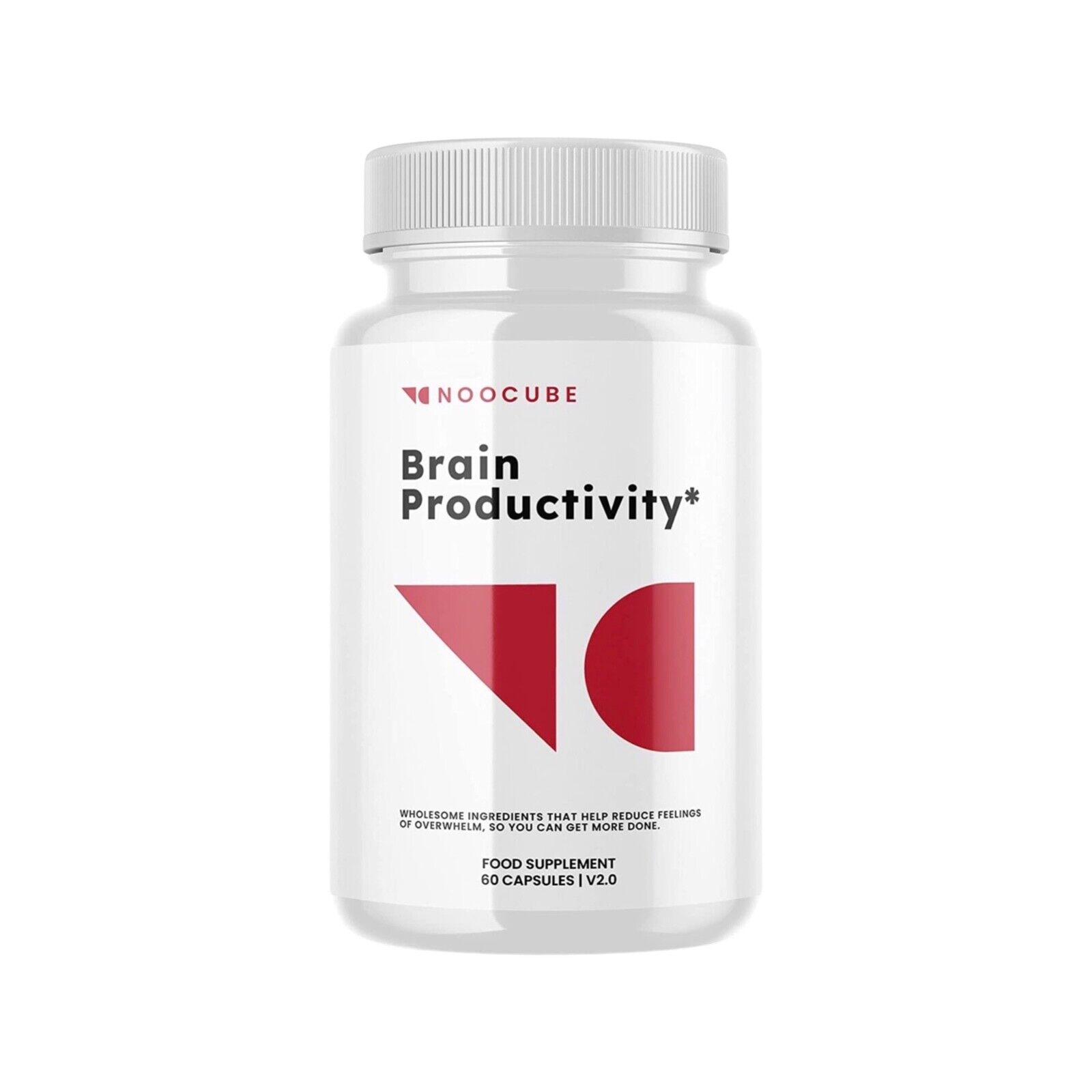 Noocube Brain Productivity Pills, Cognitive & Memory Support-60 Capsules