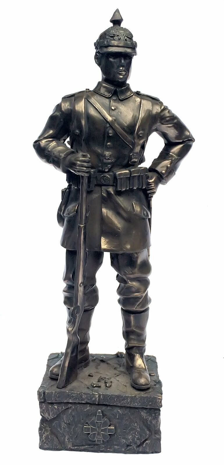 First World War Cold Cast Bronze German Soldier