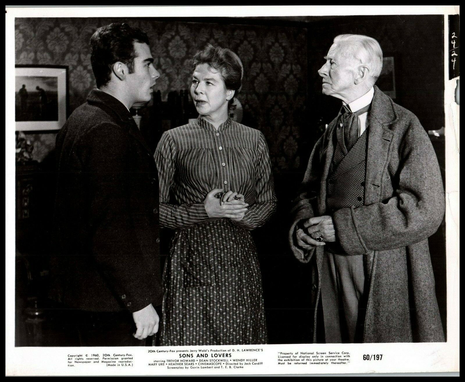 Dean Stockwell + Wendy Hiller in Sons and Lovers (1960) ORIGINAL PHOTO M 60