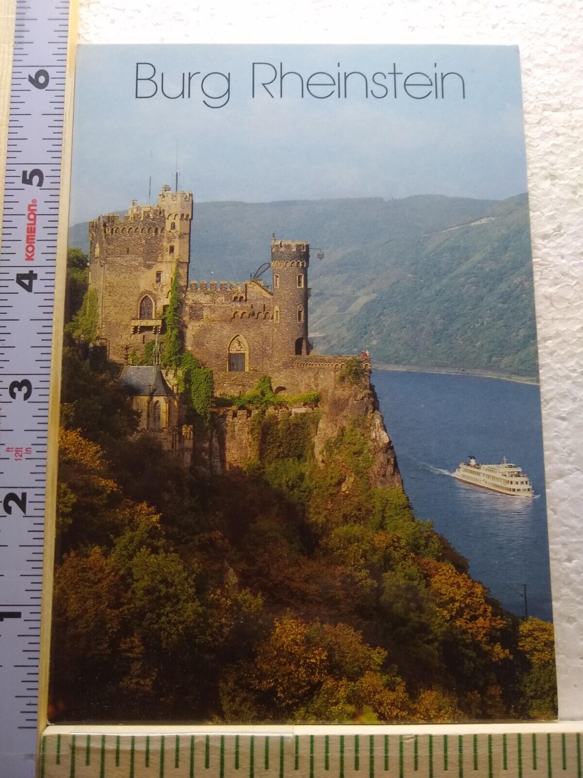 Postcard Rheinstein Castle Germany