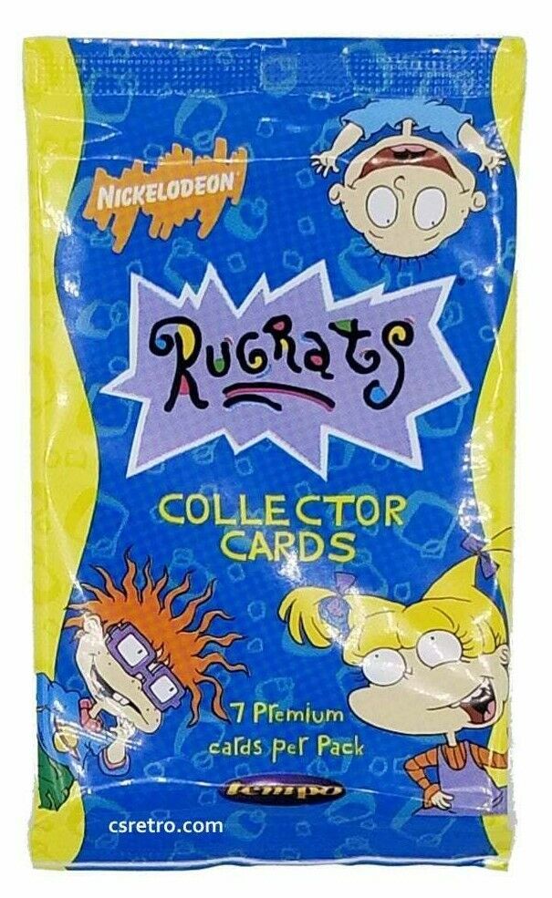 1997 Nickelodeon Rugrats Nicktoons Trading Cards Wax Pack Vintage 90s Retro NEW