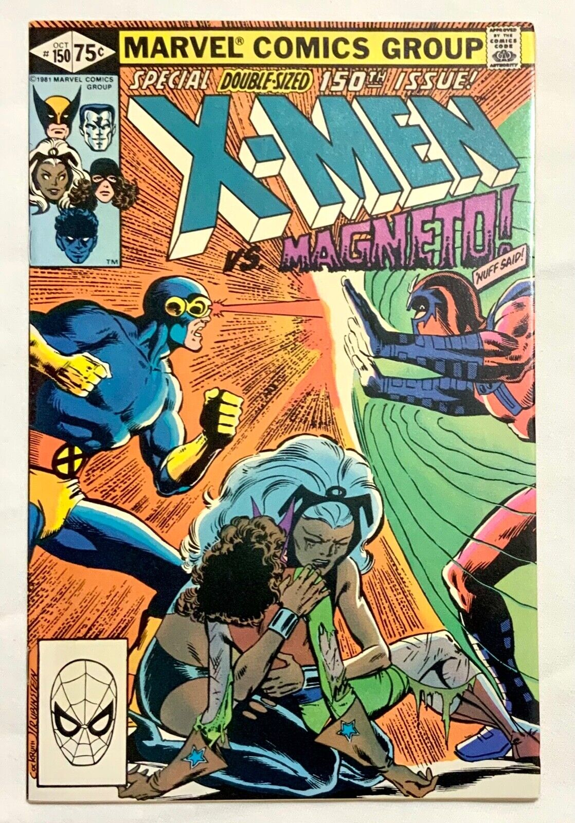 UNCANNY X-MEN #150 X-Men vs Magneto Special Double-Sized Issue (1981) NM 9.4