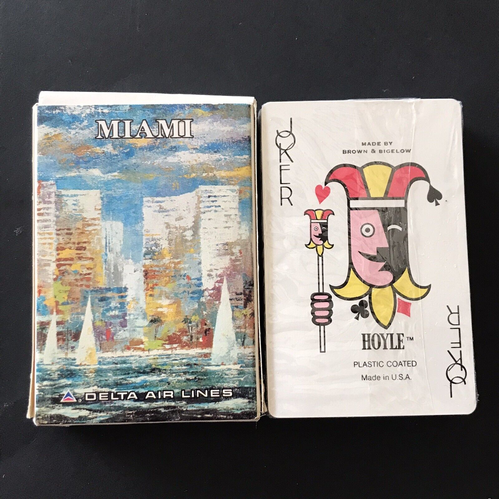 VTG Miami Florida Delta Airlines Playing Cards Hoyle NEW FACTORY SEALED Deck