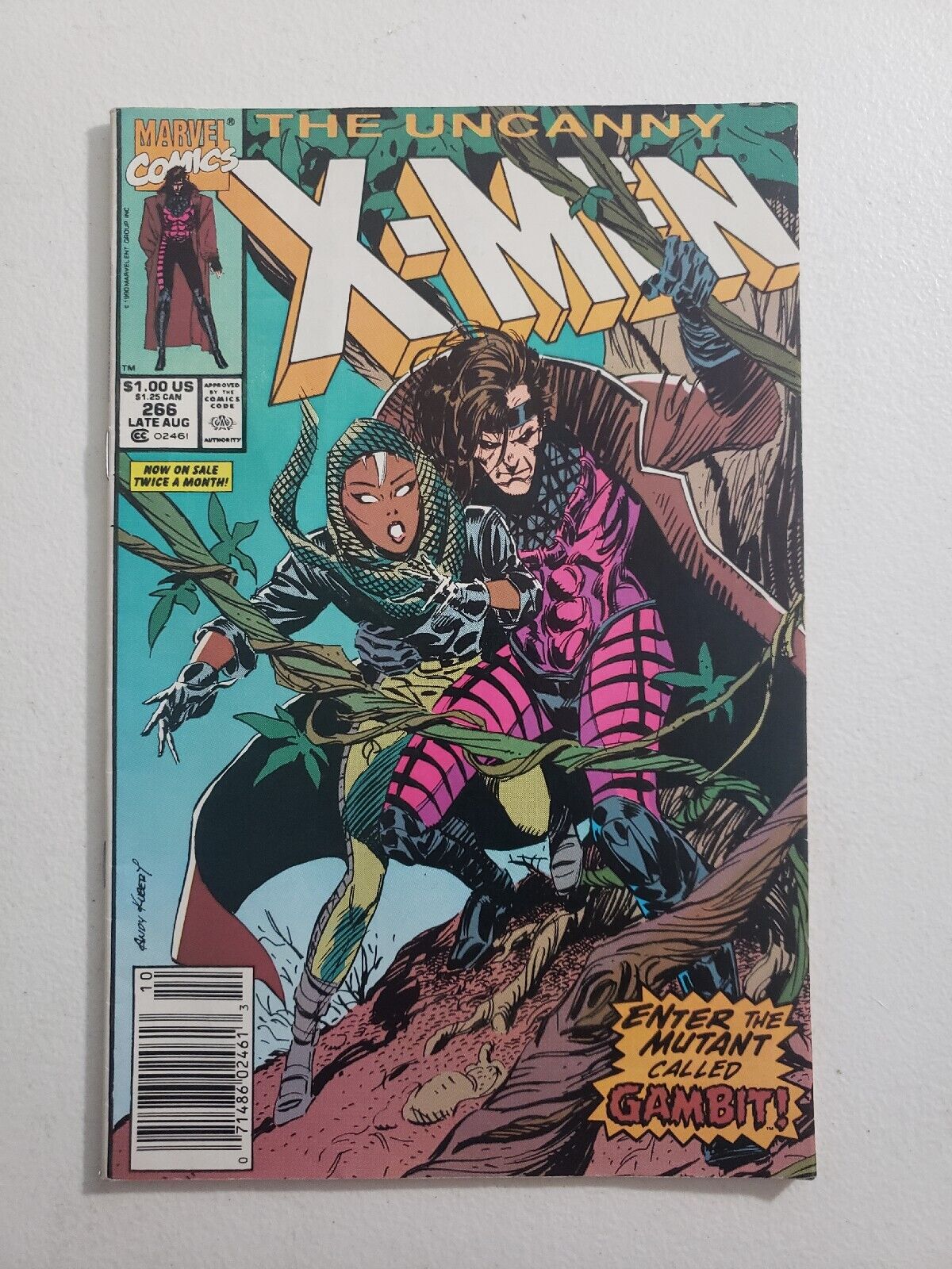 Uncanny X-Men # 266 1990 Comic High Grade First Full Appearance of Gambit 