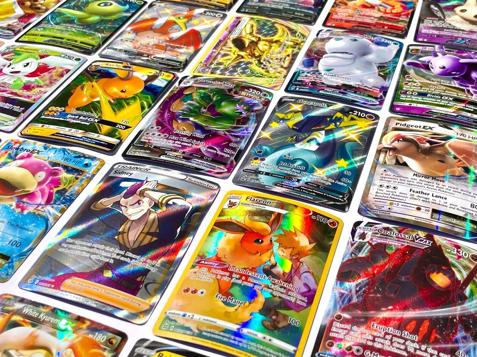 Genuine Pokemon Cards Joblot Bundle With A Guaranteed FULL ART Ultra Rare