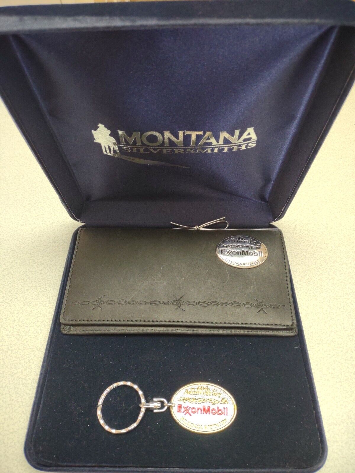 EXXON MOBILE Anniversary Collection From Montana Silversmiths Never Used In Box