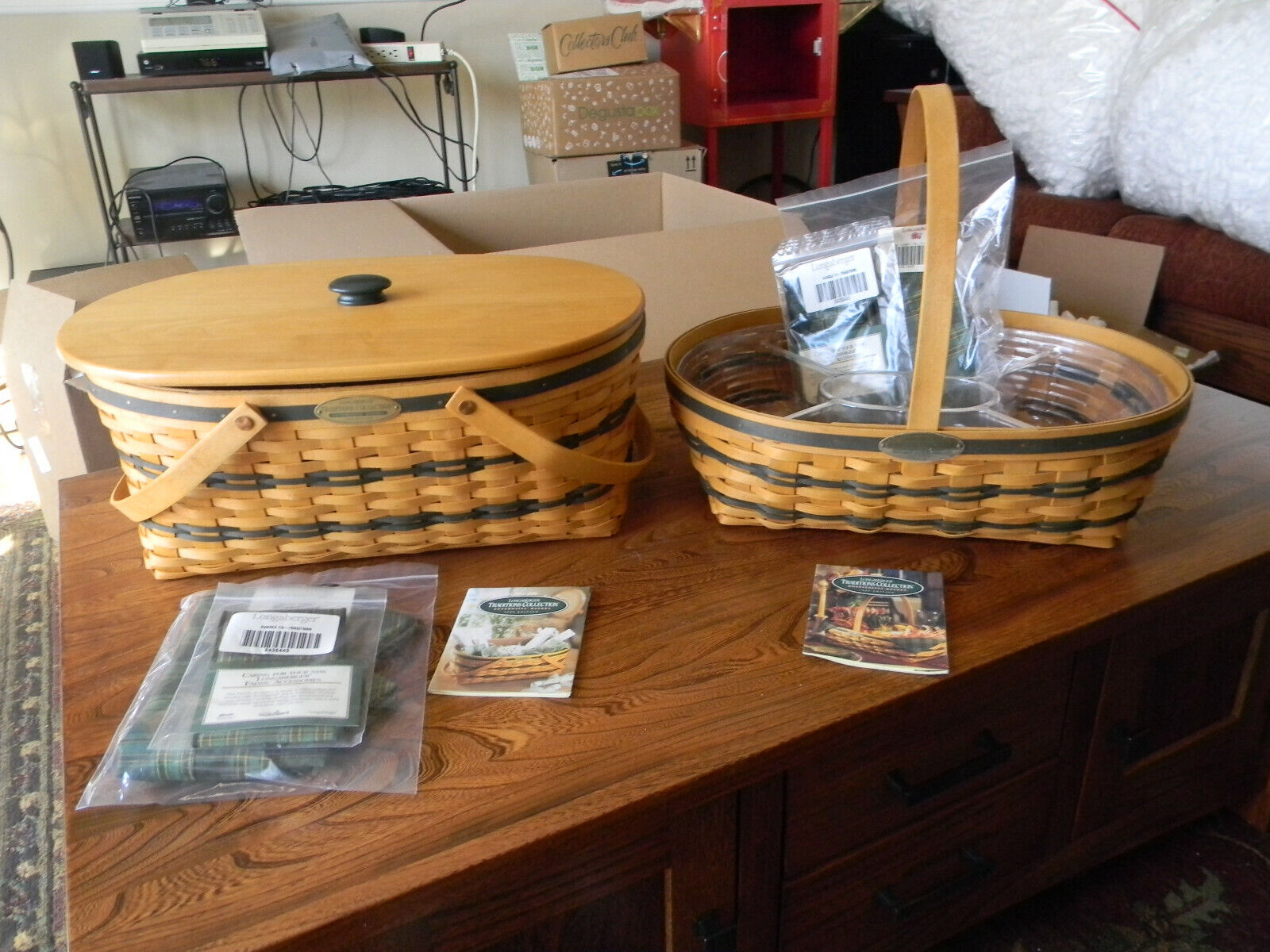 Longaberger Traditions Collections  1999 Generosity & 1998 Hospitality baskets