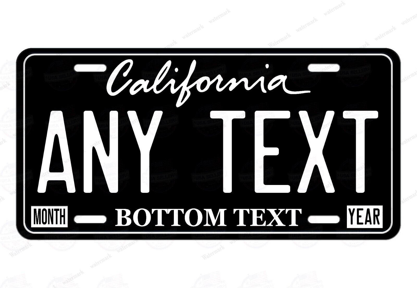 California State  License Plate Tag For Auto Car Bike ATV Keychain Fridge Magnet