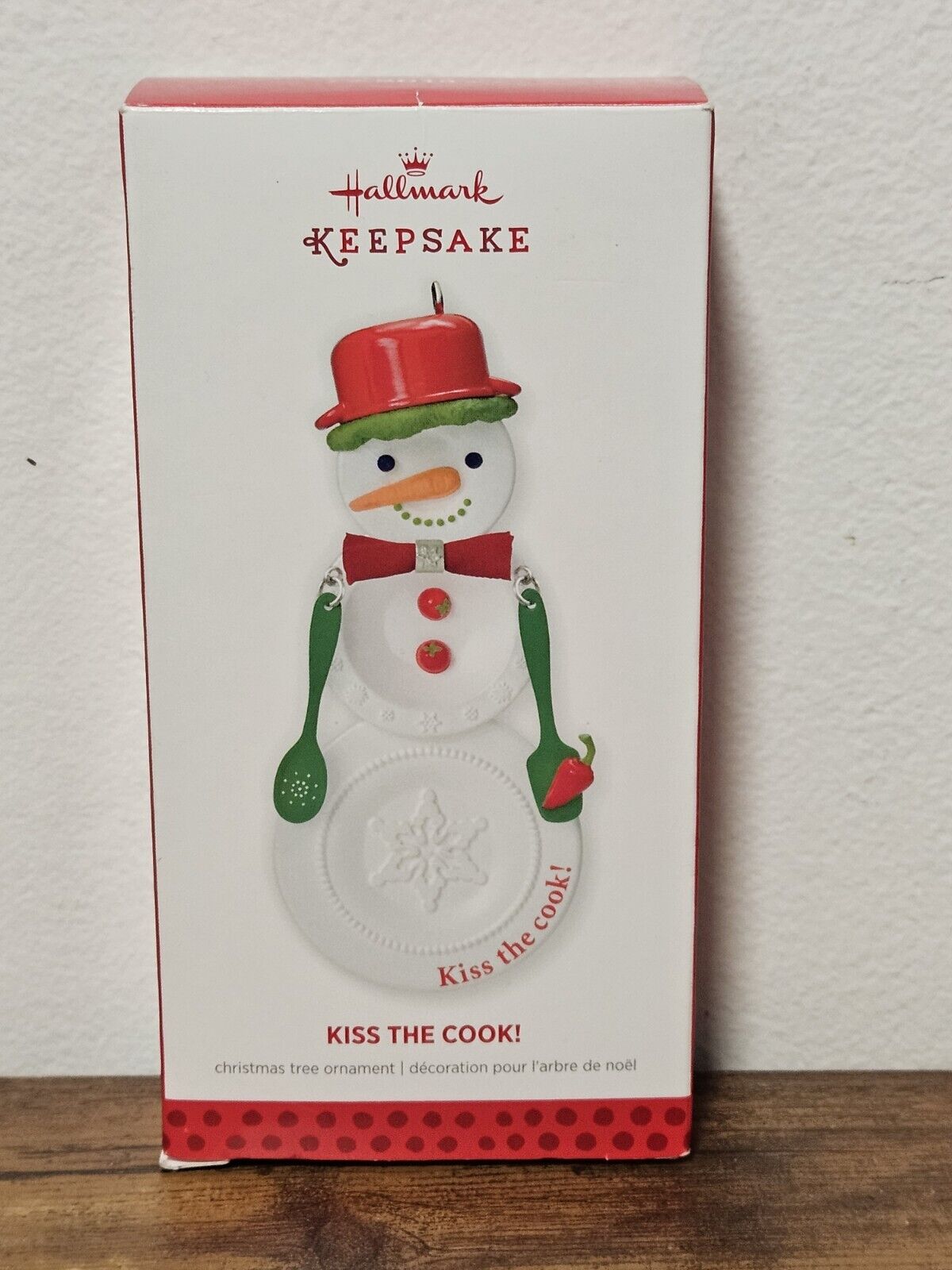 Hallmark Keepsake Kiss the Cook Chef Ornament By Artist Ruth Donikowski NIB