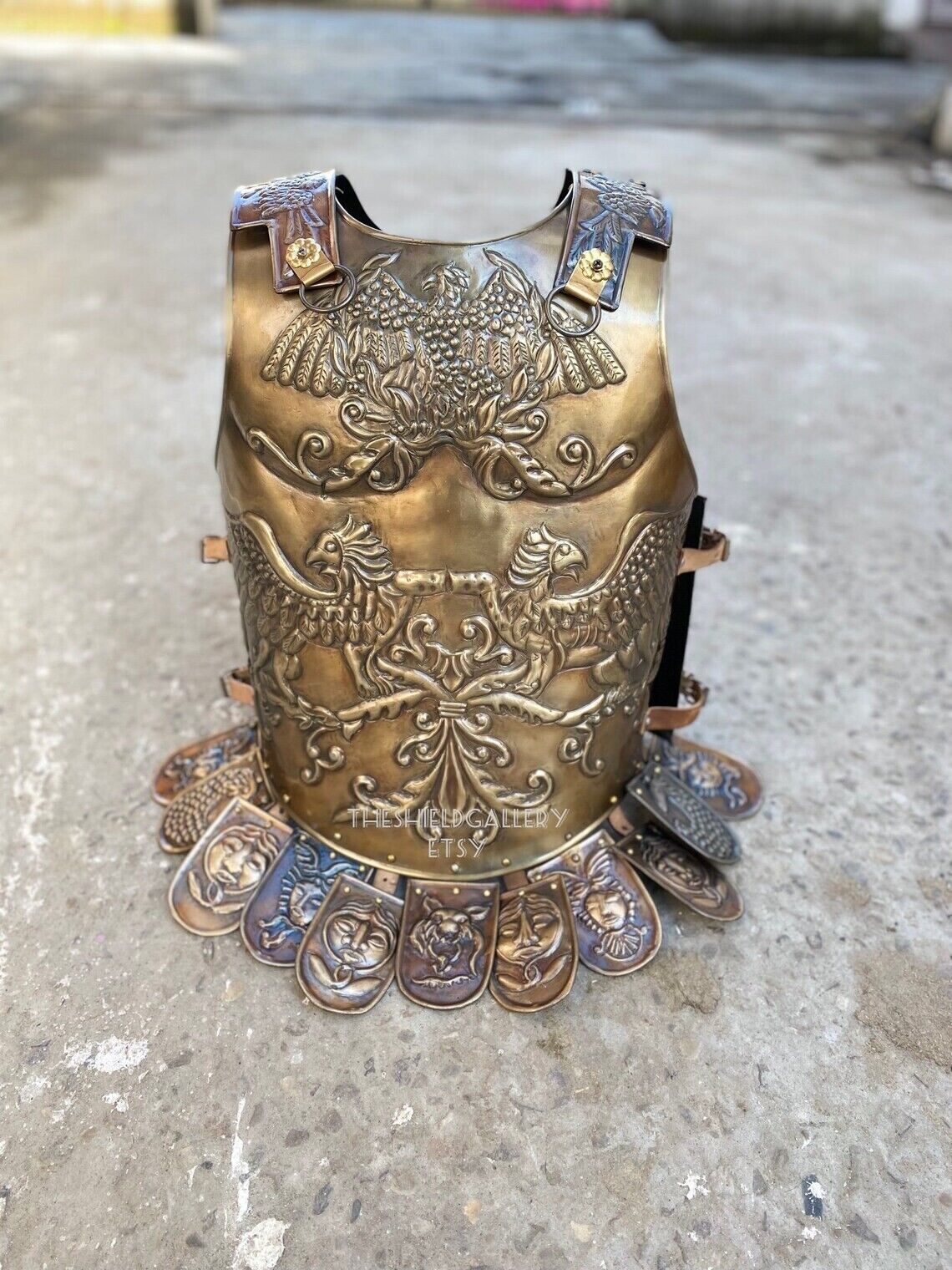 18 Gauge Steel Medieval Roman Reenactment Cuirass Armour Roman Breastplate