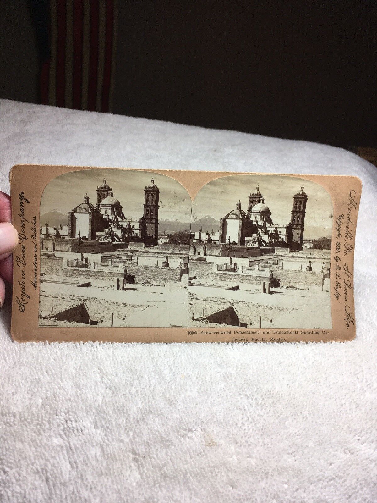 (1) Vintage Stereoscope View Card. Late 1800s. Proof Of Global Warming😀?