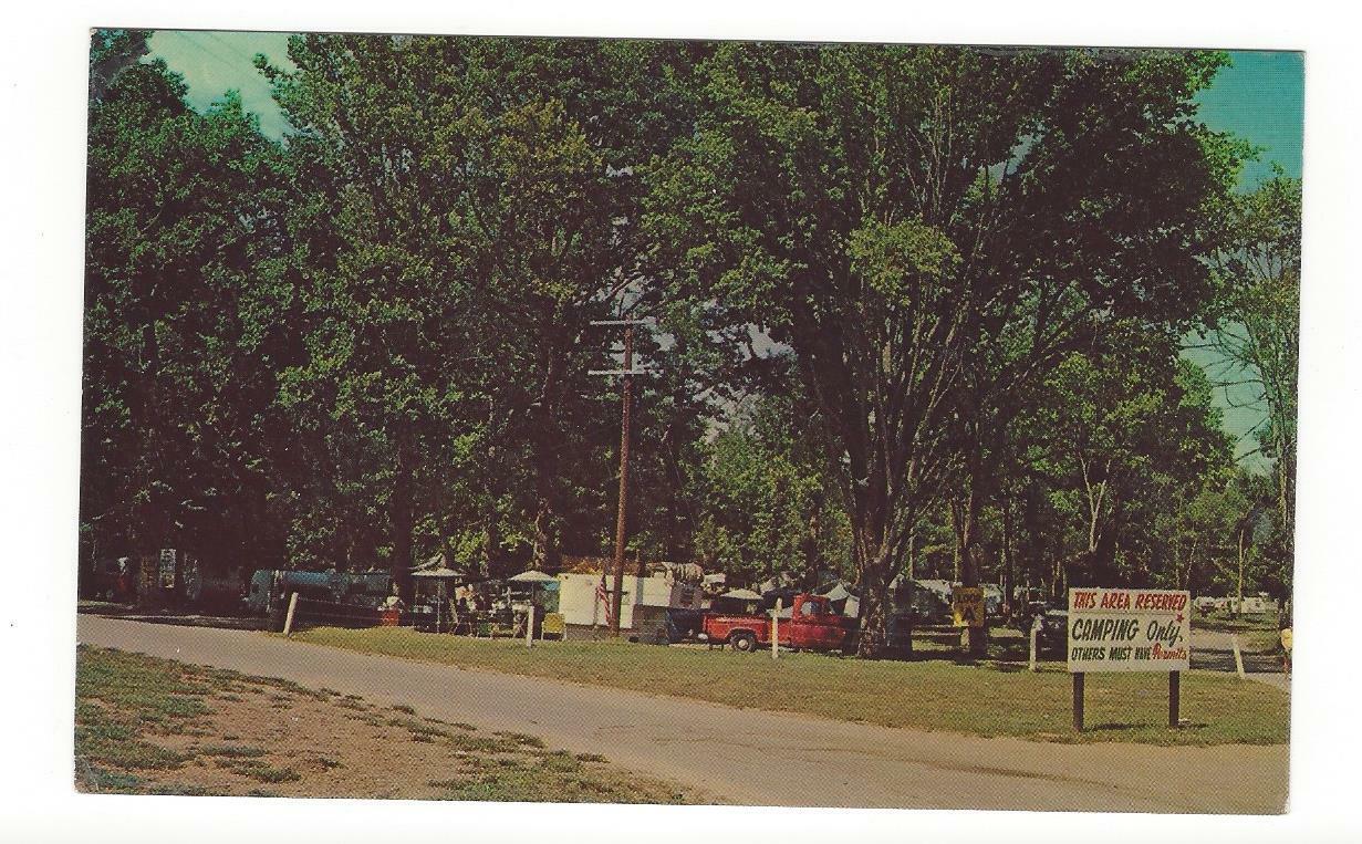 Vintage Postcard - Beech Bend Park Campgrounds - Bowling Green Kentucky - KY